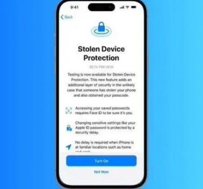 错那苹果授权维修店分享被盗设备保护功能开启方法 