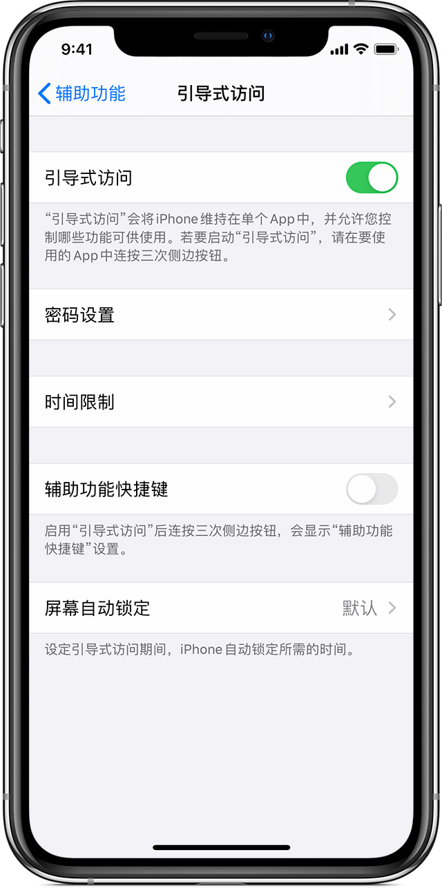 错那苹果手机维修分享如何在 iPhone 上退出引导式访问 