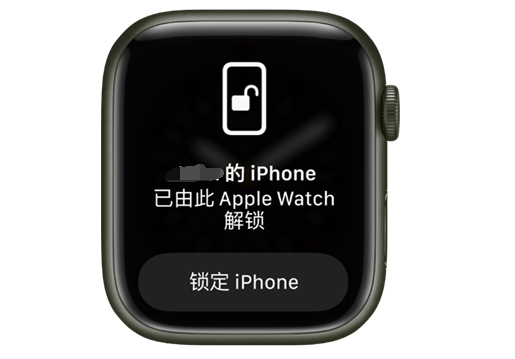 错那苹果手机维修分享用 AppleWatch 解锁配备面容 ID 的 iPhone方法 